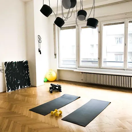 Apartment Bauhaus Icon: Spacious Fitness Flat In Central Buda